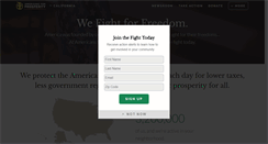 Desktop Screenshot of americansforprosperity.org